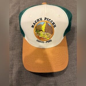 Machu Picchu Embroidered Trucker Hat